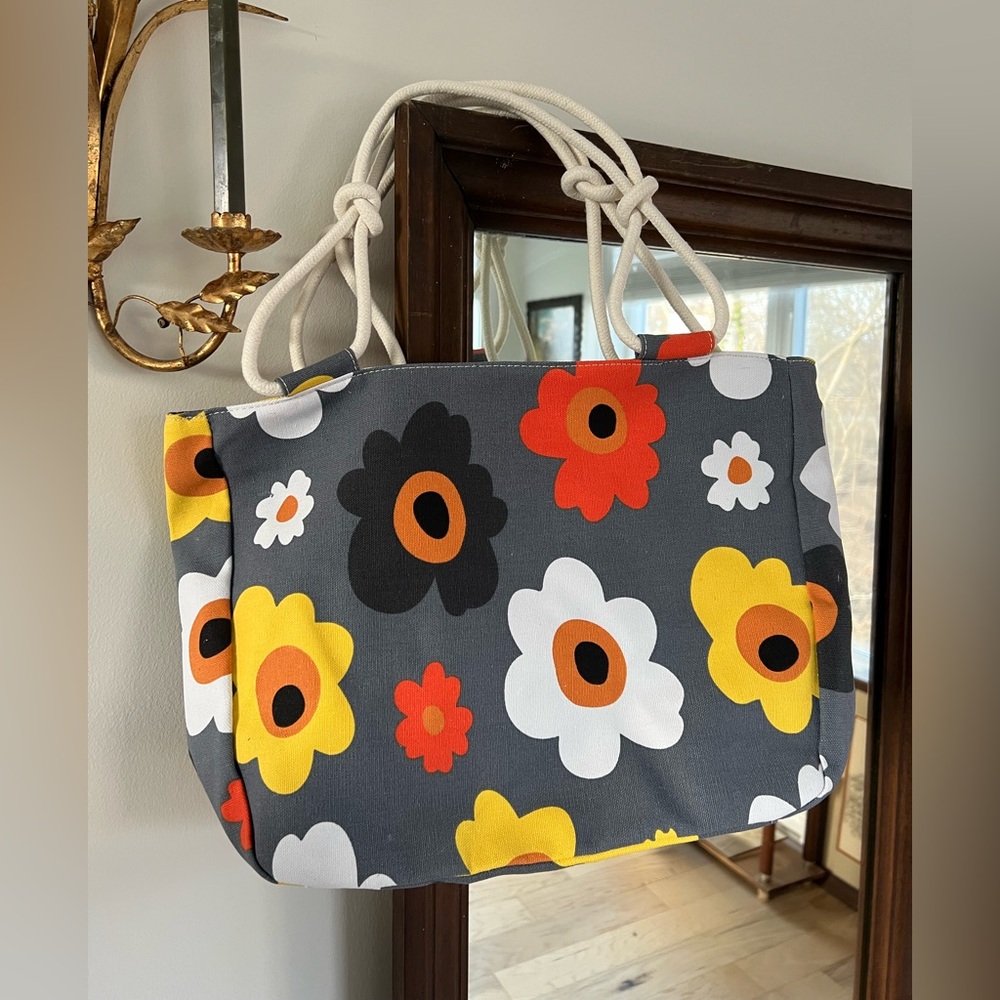 New Vibrant Floral Tote Bag